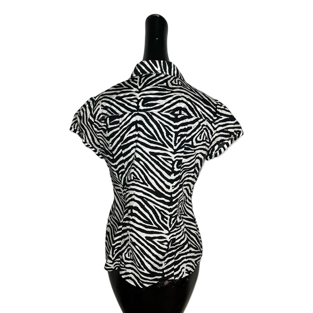 Michael Michael Kors Zebra Print Button Down - image 6